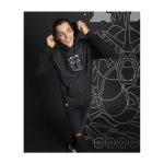 Gyarados Pokémon Take Flight Charcoal & Black Heavyweight Pullover Hoodie – Adult - Image 4