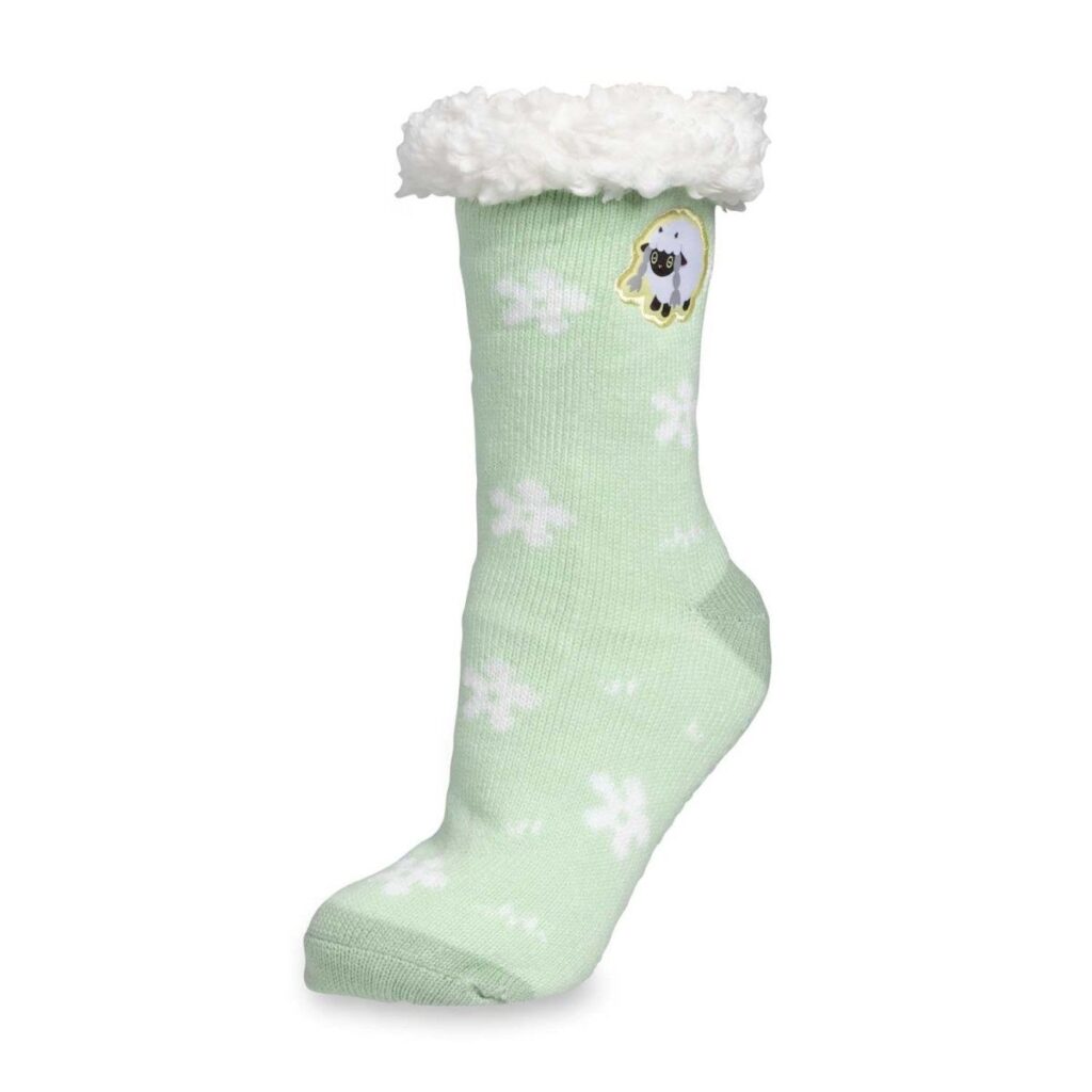 ece0f275-6781-5302-a254-975c4d828c06-1024x1024-1.jpg Wooloo Meadow Fleece Socks (One Size-Adult) - Image 1