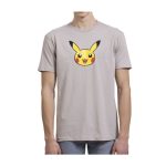 Pokémon Mood Collection: Pikachu Happy Fitted Crew Neck T-Shirt – Adult