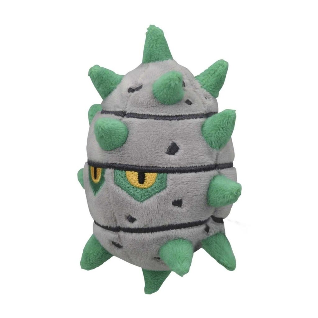 f2dec903-345e-581a-85b6-6ee6e63b4b3a-1024x1024-1.jpg Ferroseed Sitting Cuties Plush – 4 In. - Image 1