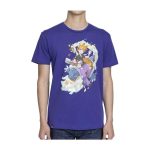 Blue Pokémon Trainers Purple Relaxed Fit Crew Neck T-Shirt – Adult