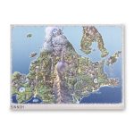 Sinnoh Pokémon Region Maps Poster