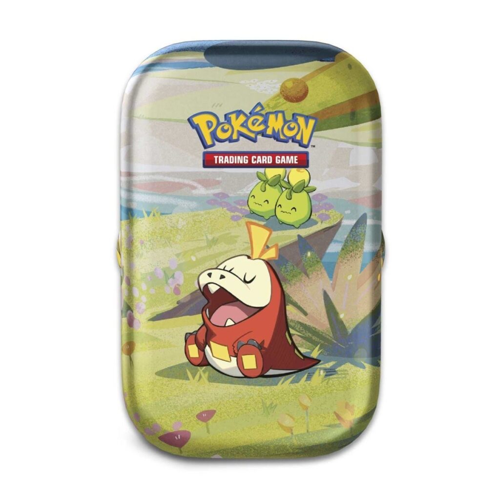 fb37e686-3822-5540-b429-b16961606000-1024x1024-1.jpg Pokémon TCG: Paldea Friends Mini Tin (Fuecoco) - Image 1