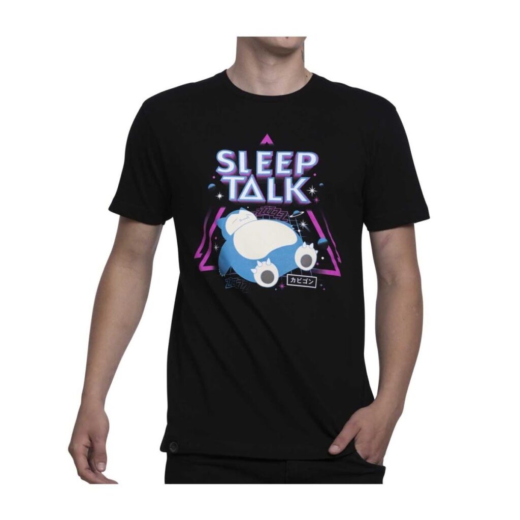 fd77e318-923f-596f-96ab-04ac1357404b-1024x1024-1.jpg Snorlax Pokémon Greatest Hits Black Relaxed Fit Crew Neck T-Shirt – Adult - Image 1